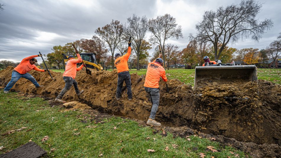 Detroit completes irrigation work and prepares for renovation