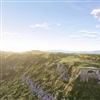 Several holes on the Ambush course will be built on a meandering ridgeline (Image: Harris Kalinka)