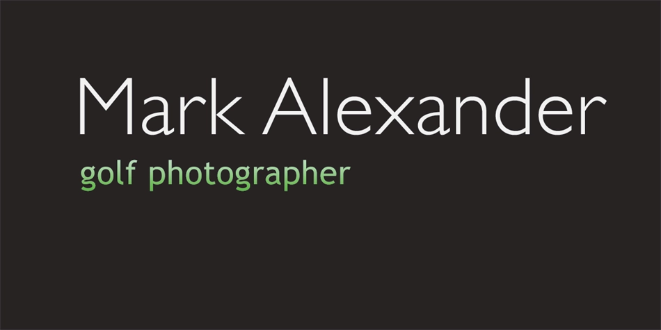 Mark Alexander Golf Photography