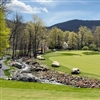 A 180-yard par three at Storm King, which has a creek running along the entire left side (Photo: Storm King Golf Club)