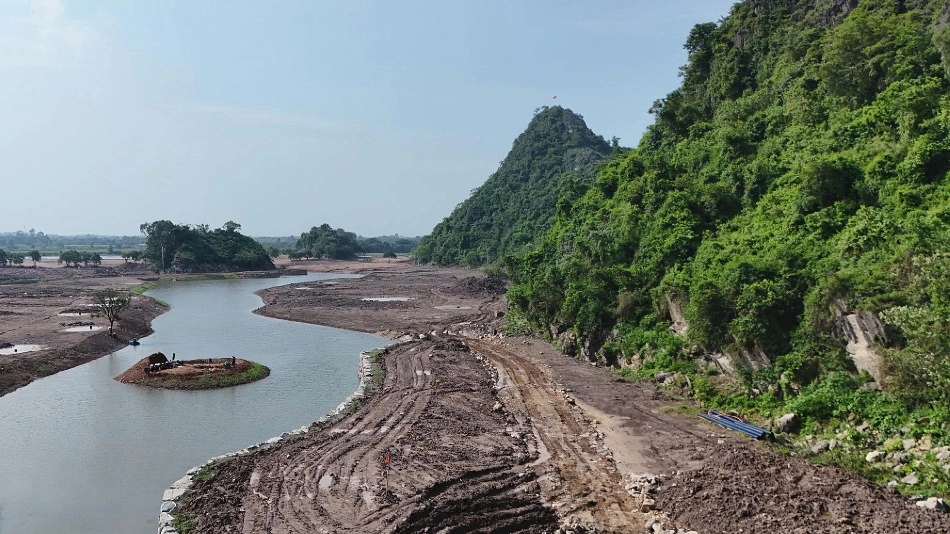 Construction under way on North course at Legend Valley in Vietnam