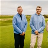 From left, Martyn Huish, head of golf at North Berwick, Gil Hanse, course manager Kyle Cruickshank and general manager Stuart Bayne (Image: The North Berwick Golf Club)