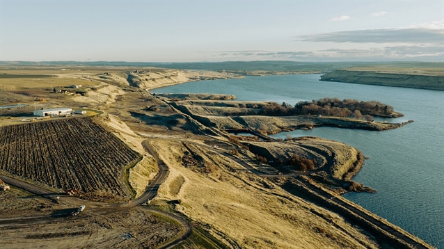 Construction in progress on new David Kidd course at River Ranch resort in Washington State
