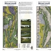 Green’s plans for holes fourteen and eighteen. The fourteenth is a new par three located on land formerly occupied by the eleventh (Images: Andrew Green)