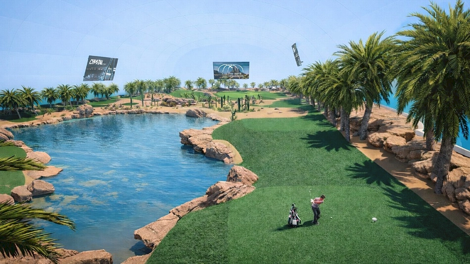 Megalodome: Indoor golf reaches new heights