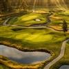 A visualisation of Crace’s design for two adjacent Biarritz greens (Image: Golfgraffix)