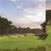 Left, the render shows how the fairway and greenside bunkers look deceptively close together. Right, in reality there is 100 yards between them (Image: McDonnell & Cooper)