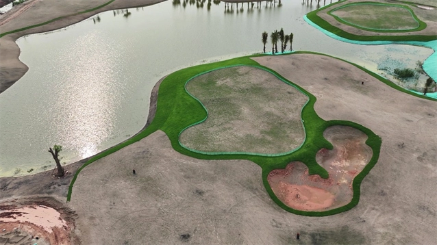 Flagstick nears completion of Faldo course at Thatluang Lake Golf Resort in Laos