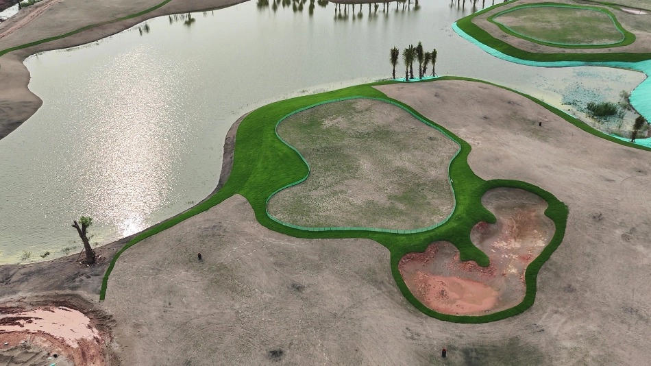 Flagstick nears completion of Faldo course at Thatluang Lake Golf Resort in Laos
