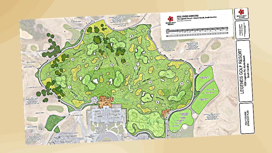 Ken Baker-designed short course takes shape at Legends Golf Resort