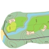 Water will very much be in play for the entirety of the par-four tenth (Image: Carrick Design)