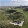 A fairway bunker on the sixth shows undefined edges and mimics the freeform nature of the links (Photo: Carne Golf Links)
