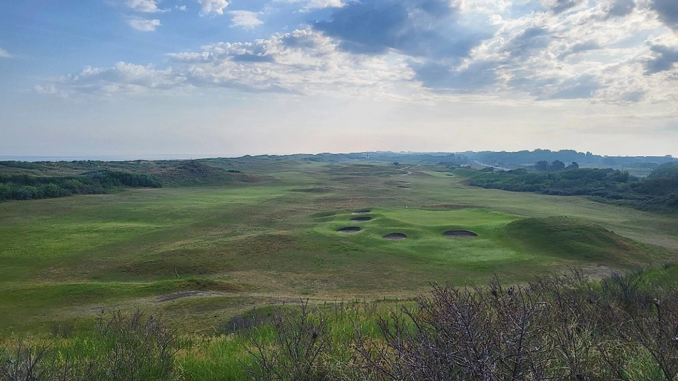 Jonathan Davison underway with restoring Belgium’s only links course