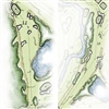 The stretch from holes twelve to fourteen – par fours of 340 and 500 yards followed by 160-yard par three (Images: Kyle Phillips Golf Course Design)