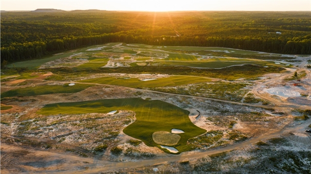 Shaping complete on new Mike Koprowski layout at Candyroot Lodge
