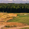 The sixteenth green complex, with the par-three twelfth beyond (Photo: Billy Richards)