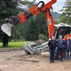 Peter Harradine (right) and the project team at Bad Ragaz (Photo: Harradine Golf)