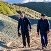 The renovation of the Cashen course was a collaboration between, from left, Graeme Webster of Team Niblick, and Tom Watson and Bob Gibbons of Tom Watson Design (Photo: Kieran Ryan-Benson)