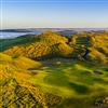 The drop-shot par-three sixth hole and short par-four seventh, which plays back up the dunes (Photo: Kieran Ryan-Benson)