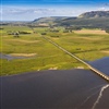 An aerial photo of the site where Bellarena Golf Links in Northern Ireland (Photo: Bellarena Golf Links)