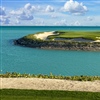 The par-three fifteenth green sits on a small island shared with the tees of the next hole (Photo: Brian Curley)