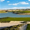 With a windswept, seaside setting, one of Brian Curley’s design priorities was to create width. Pictured, hole two (Photo: Brian Curley)
