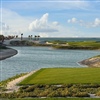 The fourth hole, with the Red Sea in the distance (Photo: Brian Curley)