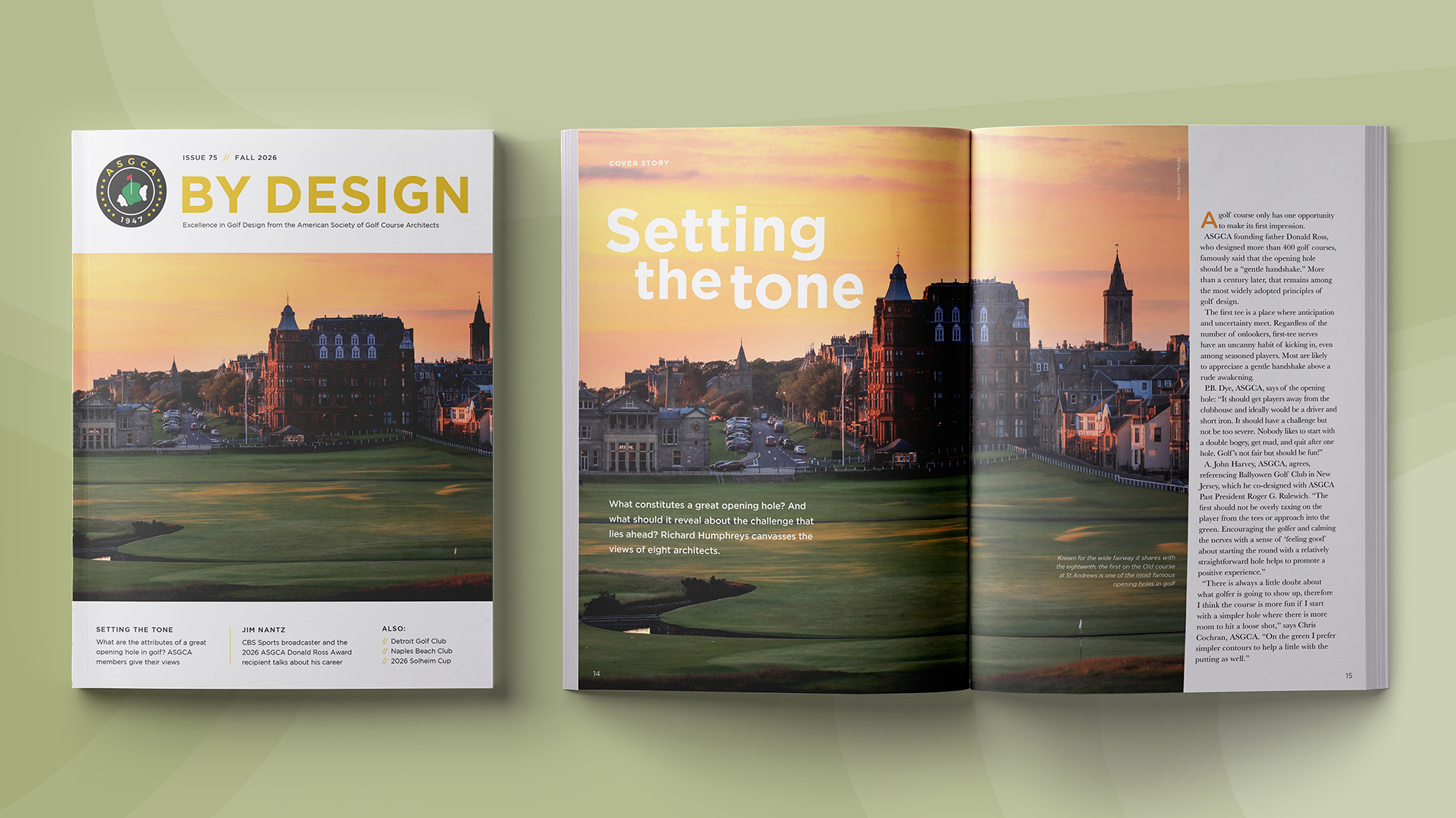 Fall 2026 issue of ASGCA’s By Design magazine is out now