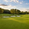 The challenge on the sixth hole – one of the sternest on the course – is driven by angles and options (Photo: Carmel CC)