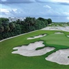 The newly restored green complex at the twelfth hole at Seminole (Photo: courtesy of Autumn Hartshorne)