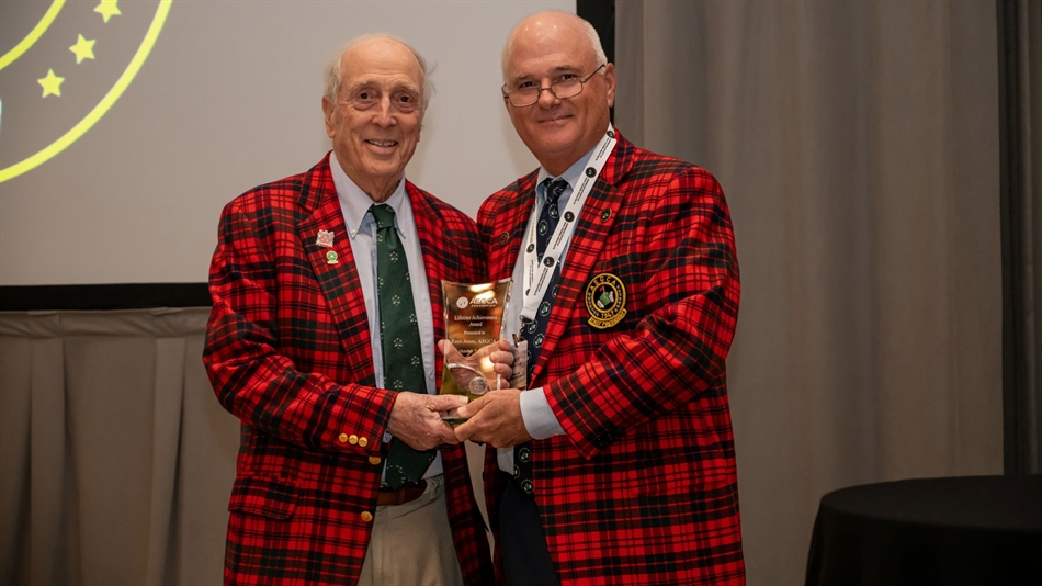 ASGCA Foundation presents inaugural Lifetime Achievement Award to Rees Jones