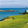 The new green complex at the eighth, now closer to the coastline (Photo: Ian Cronin)