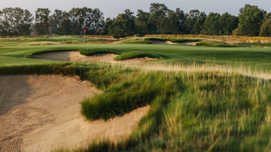 Bunkers have been reed and rebuilt on every hole, including the twelfth, pictured (Photo: Mickael Tannus Photography AB)