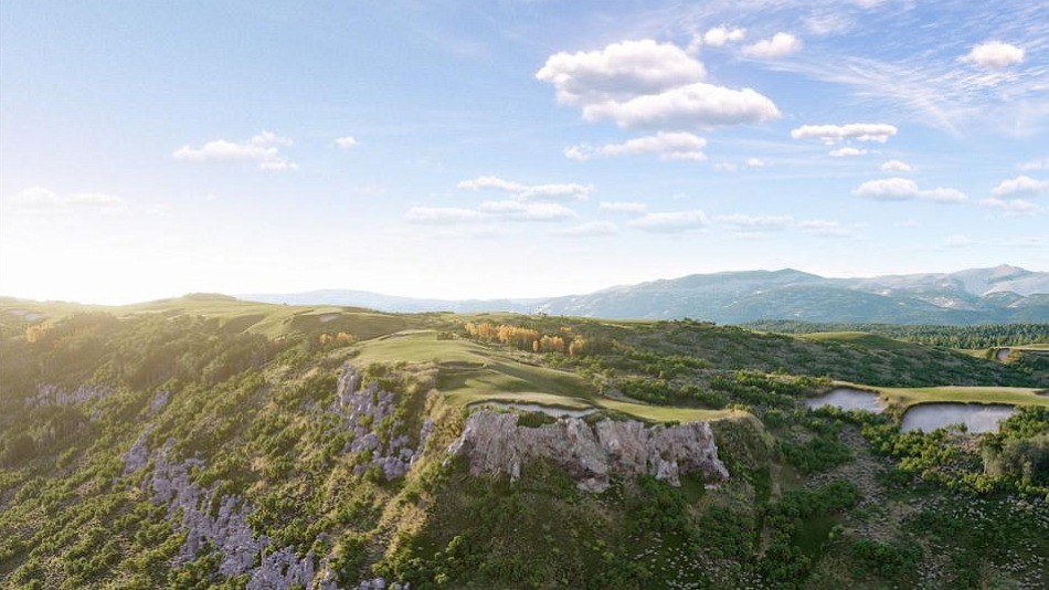 Several holes on the Ambush course will be built on a meandering ridgeline (Image: Harris Kalinka)