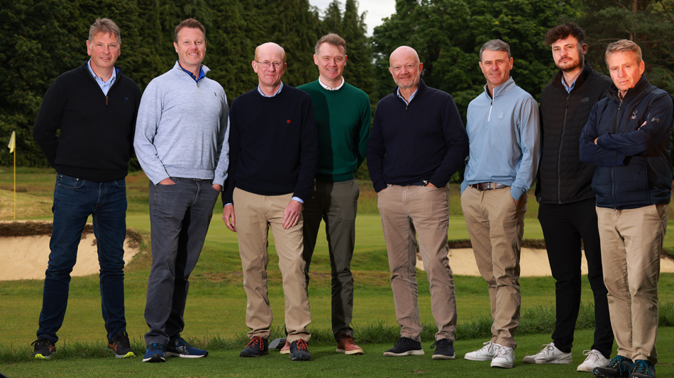European Golf Design’s Matt Sturt, Gary Johnston, Ross McMurray, Tom Kelly, Jeremy Slessor, Dave Sampson, Gareth Weeks and Robin Hiseman. EGD projects are usually managed by a single lead designer, but sharing of ideas is common (Photo: European Golf