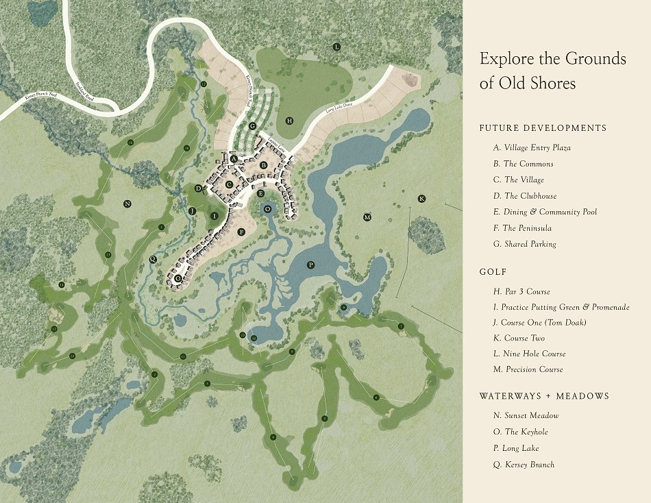 The new course will be part of a golf resort community, developed by Michael Keiser, which includes a hotel, restaurants and homesites (Image: Old Shores) 	