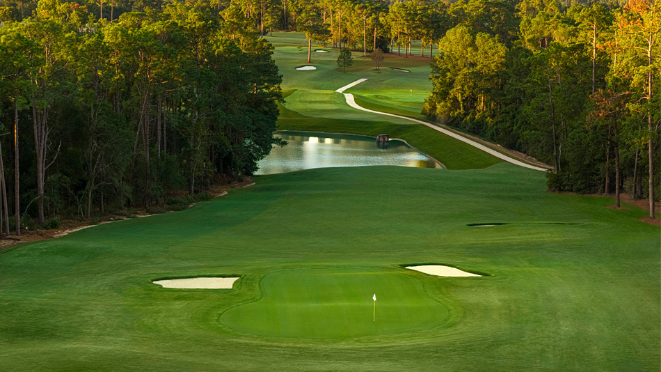Looking back over the eighteenth hole of the redesigned course (Photo: Augusta Municipal Golf Course)