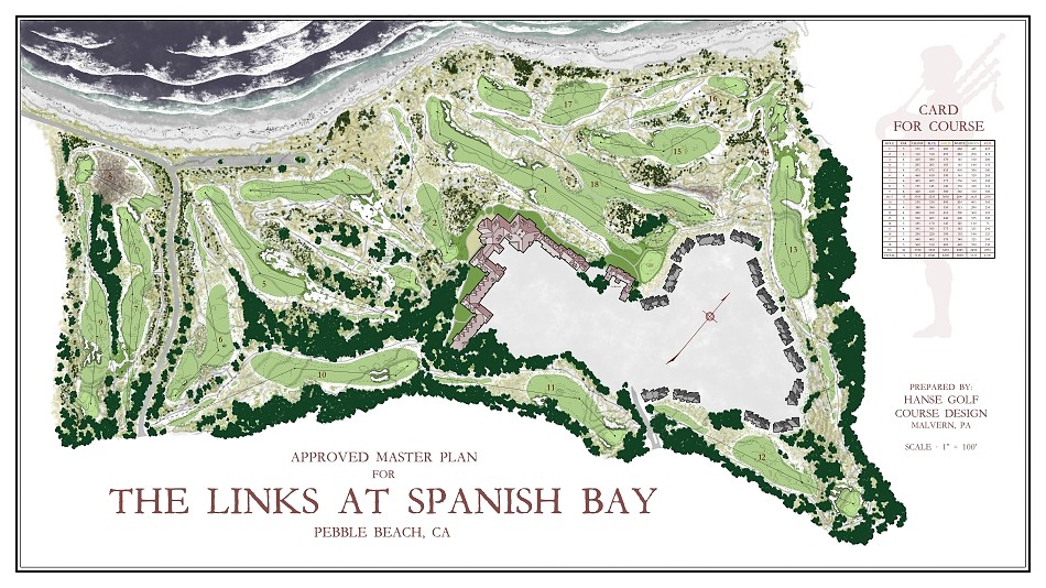 The masterplan from Hanse Golf Course Design keeps most of the existing routing. The biggest change will be the new par-three fourteenth (Image: Hanse Golf Course Design)