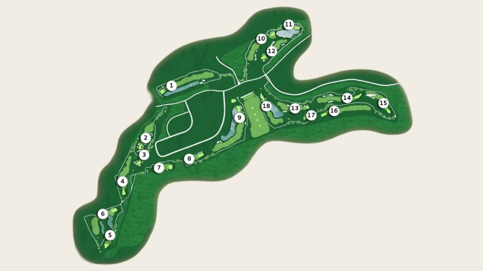 Cabell Robinson’s 18-hole routing for Limassol Greens (Image: Limassol Greens)
