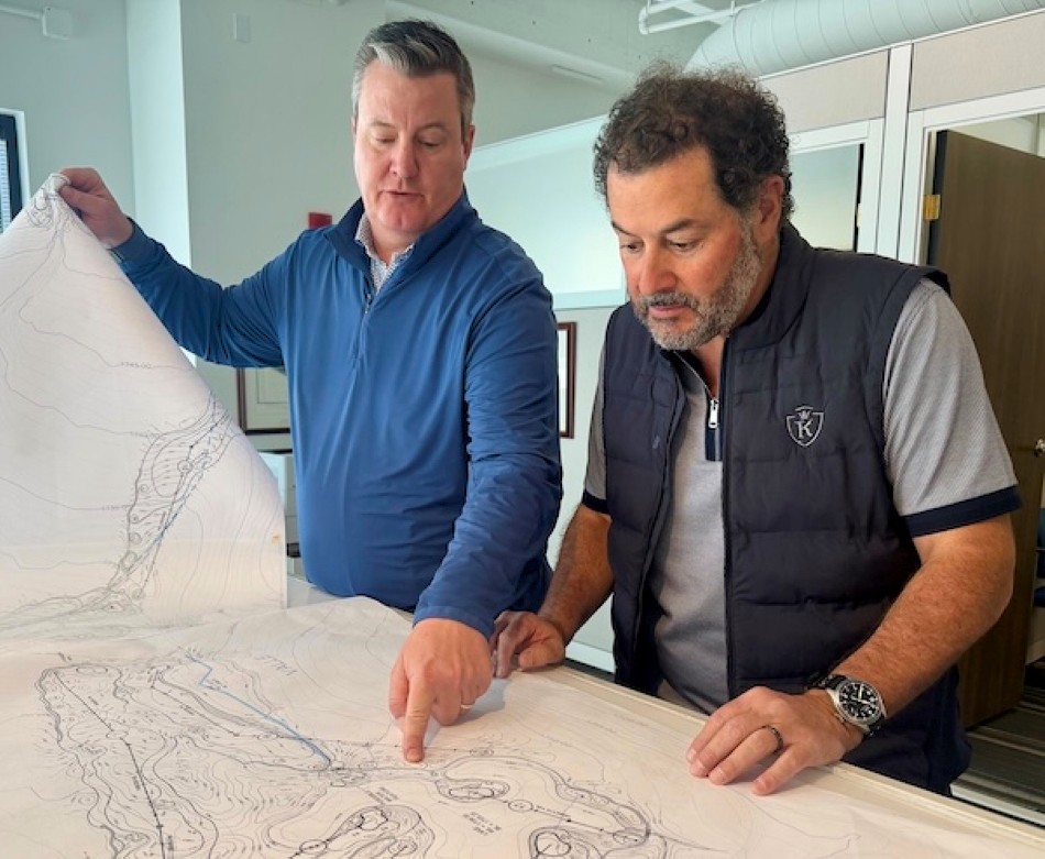 Chad Goetz and Agustín Pizá both designed holes for the TGL, and have now teamed up on this new golf course project in Mexico (Nicklaus Design and Piza Golf)