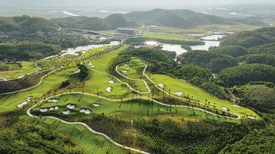 Van Lang Empire T&T Golf Club, in the hills north of Hanoi, will open in 2026 (Photo: Greg Norman Golf Course Design)