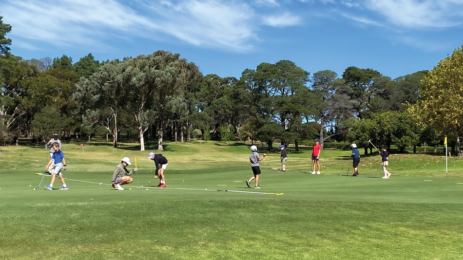 Practice facilities at Royal Canberra were designed by consultant architect Lyne Morrison, who grew up playing at the club (Photo: Lynn Morrison)