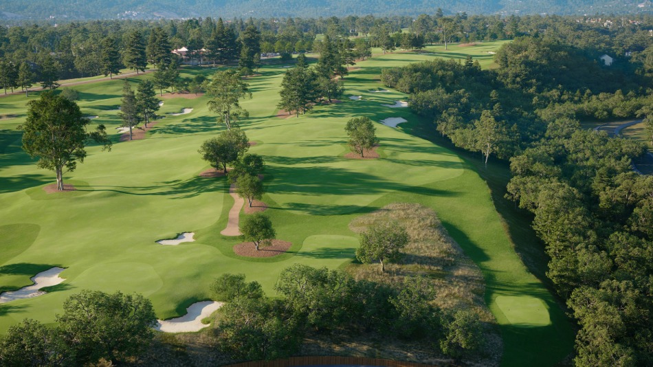 A visualisation of the redesigned La Rinconada course, which will reopen in spring 2027 (Image: Harris Kalinka)