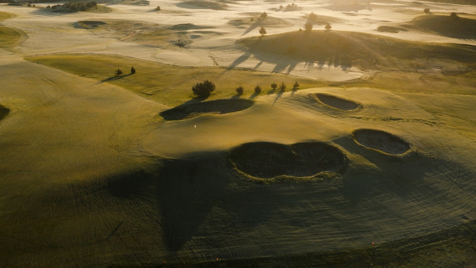 The OCM-designed golf course at Tepetonka Club is growing in ahead of a summer 2026 opening (Photo: Tepetonka Club)