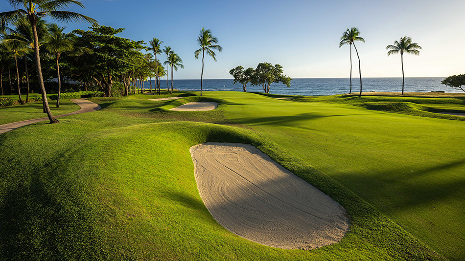 Bunkers have been rebuilt with steep grass faces (Photo: Patrick Koenig)