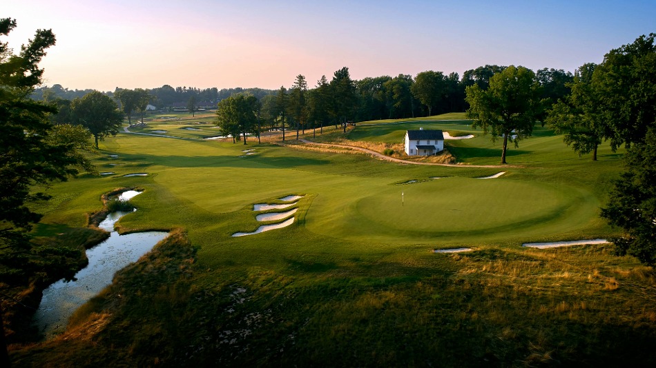 Gil Hanse restored elements of the Donald Ross course as part of a project that was completed between 2016-18 (Photo: Gary Kellner/PGA of America)