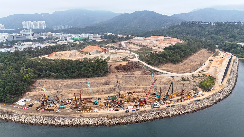 Plover Cove in Hong Kong is being built on a site that was used as landfill for over 20 years (Photo: Plover Cove Golf Club)