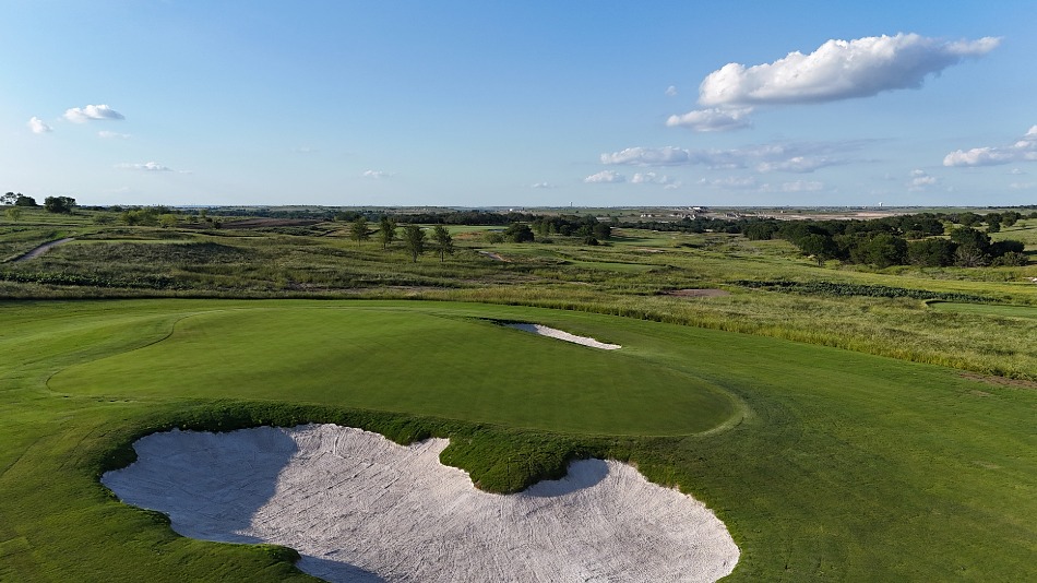 The course is growing in and preparing to open in summer 2026 (Photo: Bluejack Ranch)