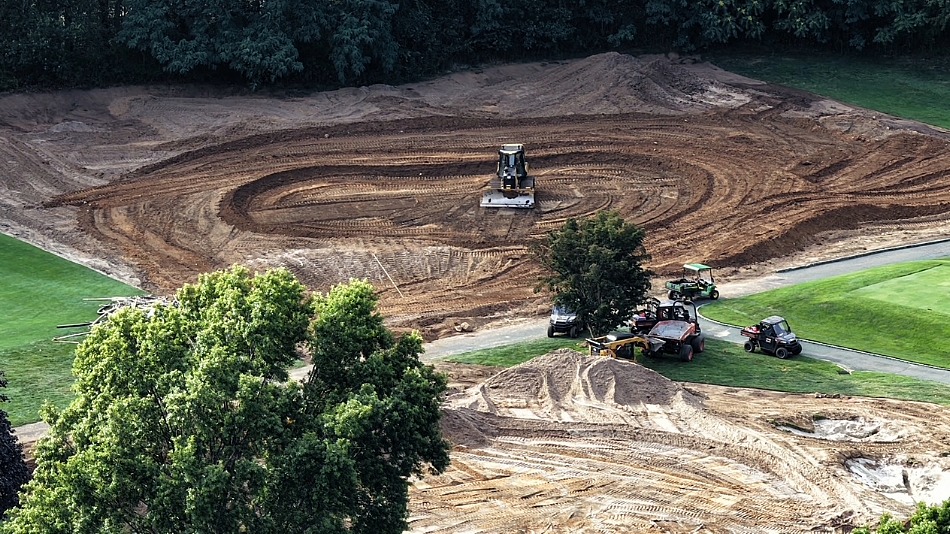 Construction work was handled by NMP Golf Construction (Photo: Old Westbury)