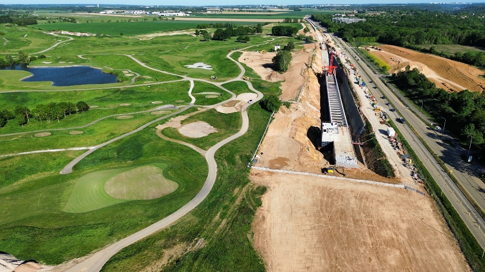 The redesign at Le Golf National came in part because of Line 18, a new 35-kilometre rail line that will become part of the Paris Metro (Photo: French Golf Federation)